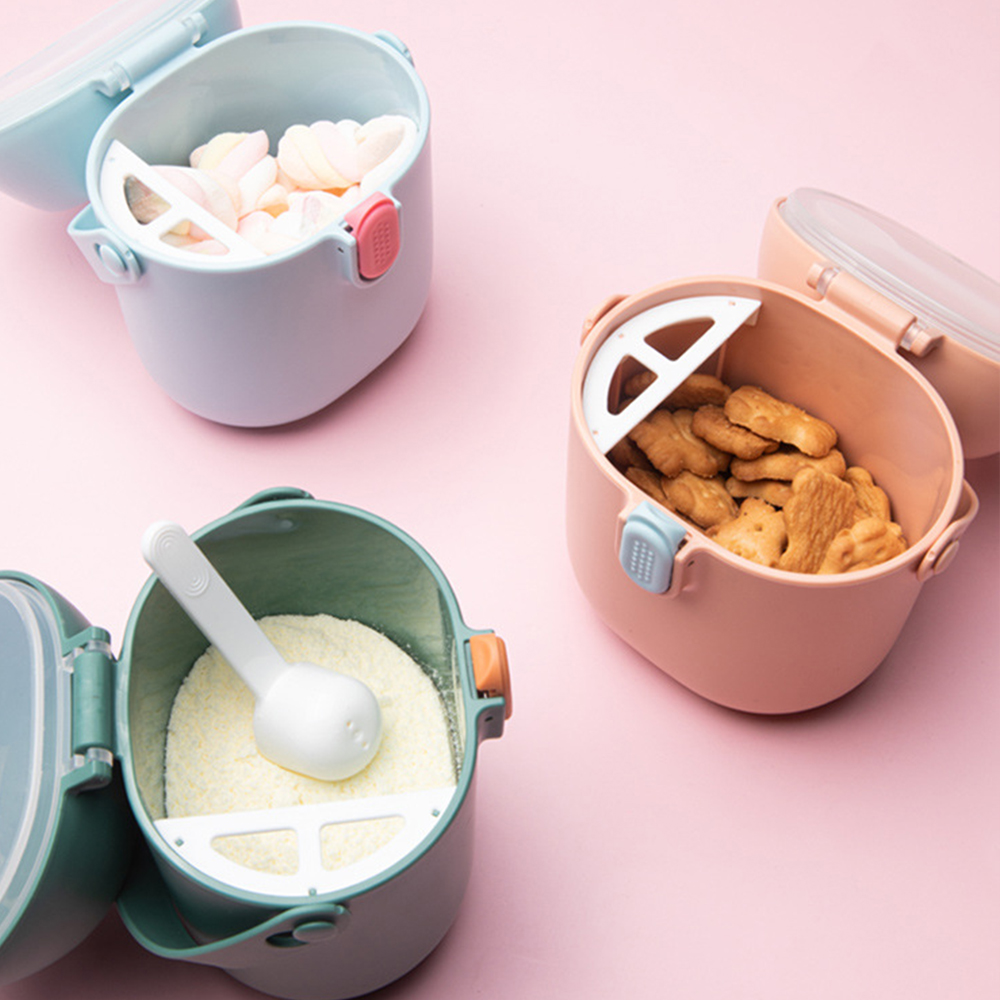 Food Snacks For Toddlers - ポータブルベビーフード収納ボックス,Bpaフリー,式ディスペンサー,子供用ミルクパウダーボックス,幼児用スナックカップ容器