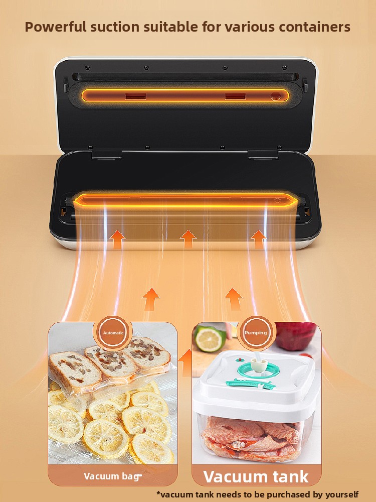 ミニ真空シーラーマシン自動家庭用食品シーリングマシン、スナッ - Snacks Food Usa のレビューと価格