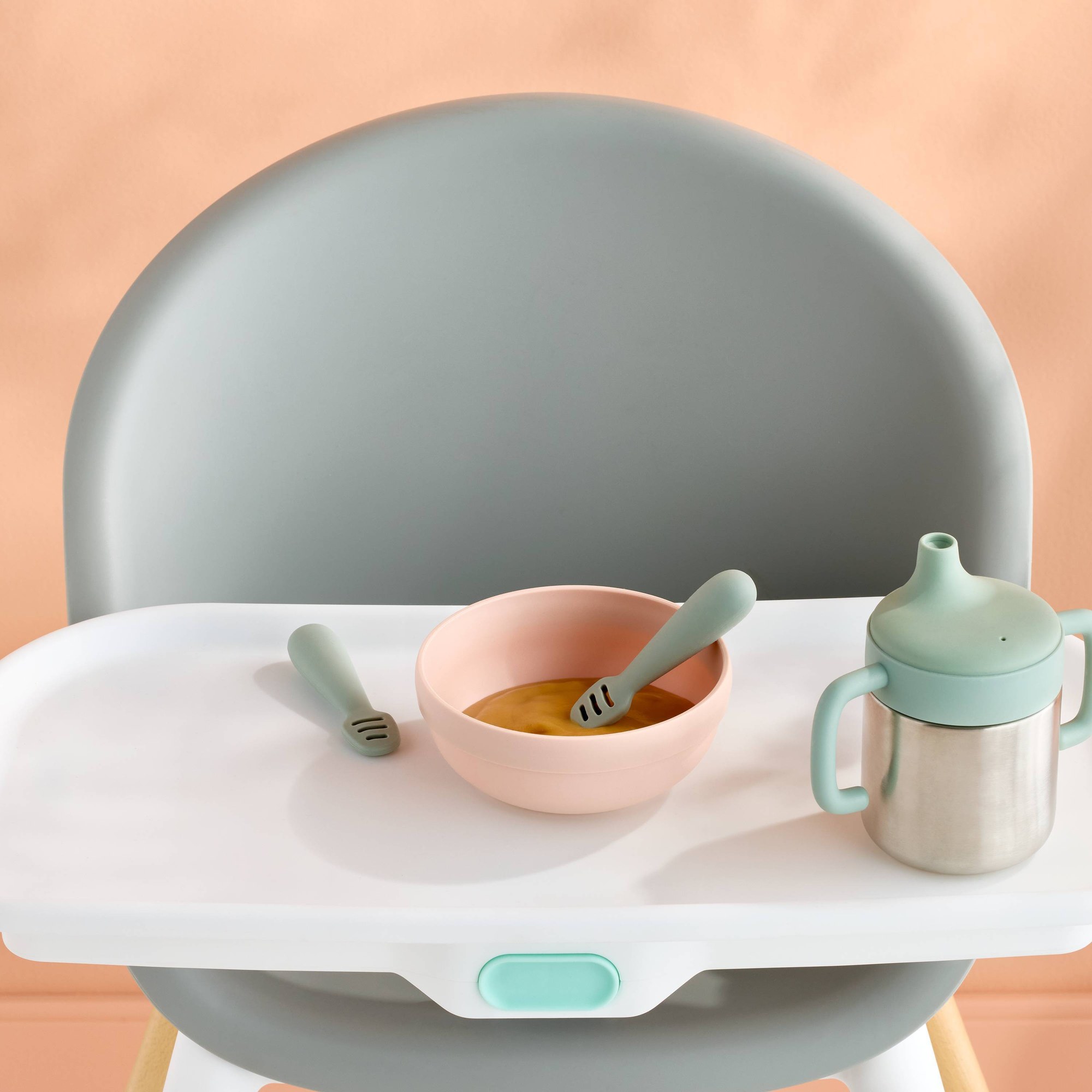 2個入りグリーンベビーディッピングスプーン、柔らかい先端の離 - Food Snacks For Toddlers のレビューと価格