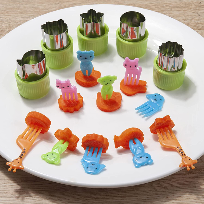 かわいいミニ食品ピック子供動物幼児漫画スナックケーキデザート - Food Snacks For Toddlers のレビューと価格