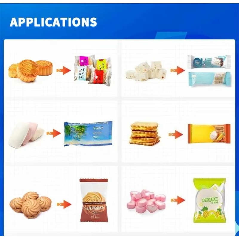 ソフト綿菓子スナック用自動枕型包装機 - 安定したシーリング - Snacks Food Usa のレビューと価格