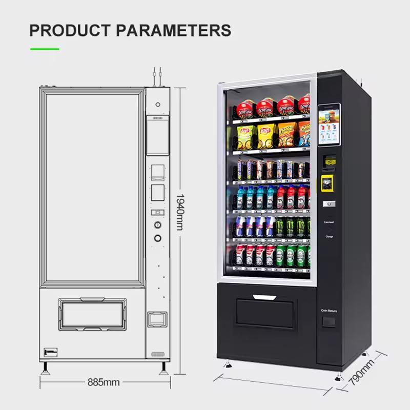 定番のコンボ自動販売機、食品・スナック・飲料用冷蔵庫付き自動 - Snacks Food Usa のレビューと価格