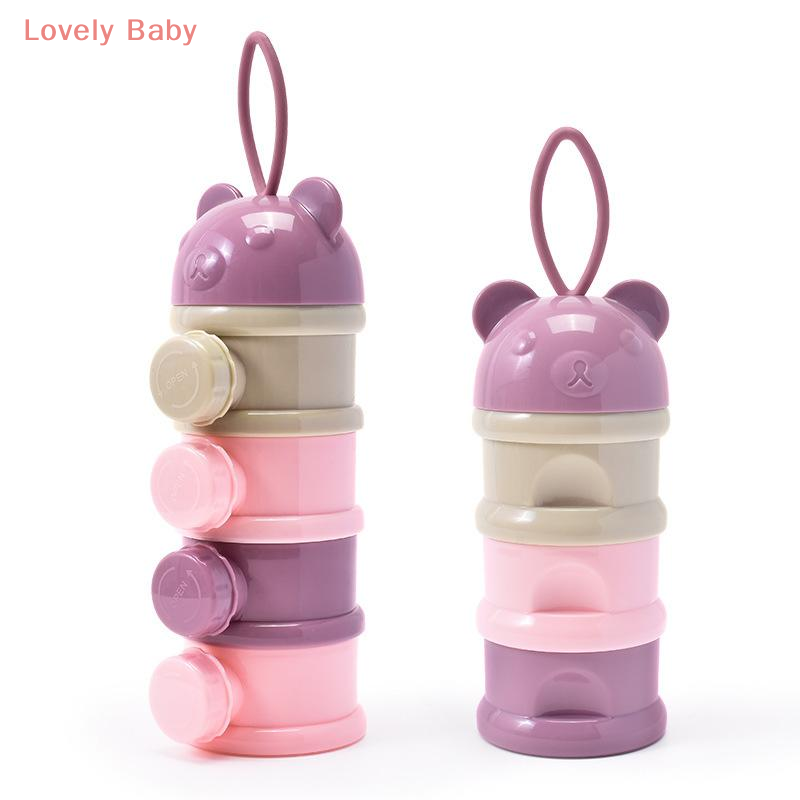 新生児用携帯フードストレージボックス 3/4層 くま型幼児用 - Food Snacks For Toddlers のレビューと価格