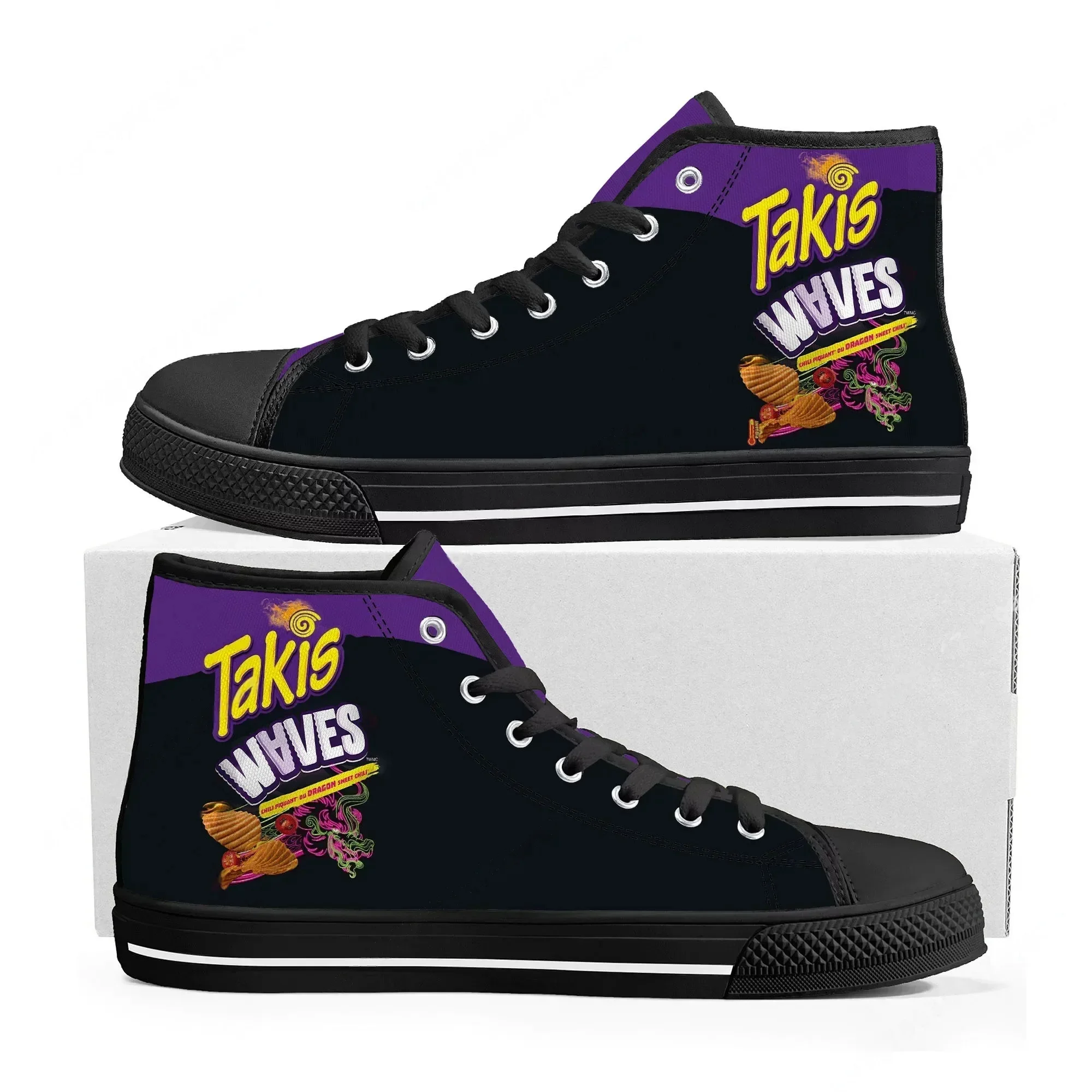 面白いチップス タキス フードスナック ハイトップスニーカー - Snacks Food Usa のレビューと価格