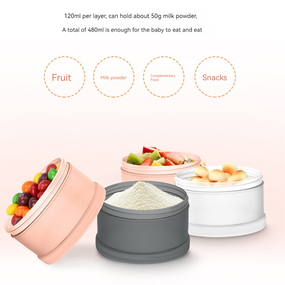 ポータブルベビーフード収納ボックス,4層,エッセンシャルシリ - Food Snacks For Toddlers のレビューと価格