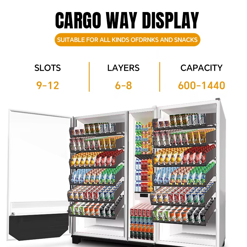 自動冷蔵飲料販売機スマート飲料スナック食品ディスペンサー商業 - Snacks Food Usa のレビューと価格