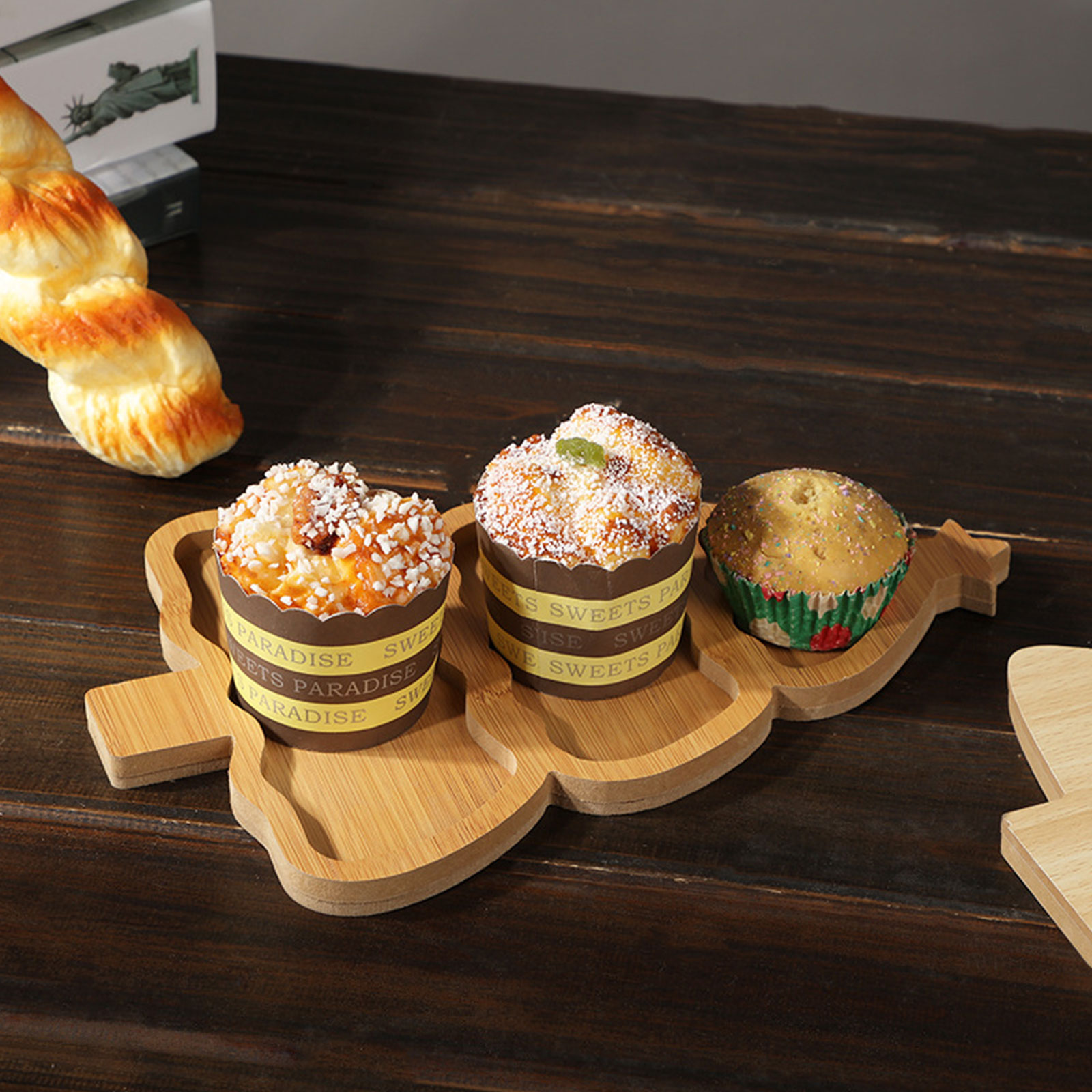 クリスマスツリー型サービングトレイ、サービングボウル皿、室内 - Xmas Food Snacks のレビューと価格