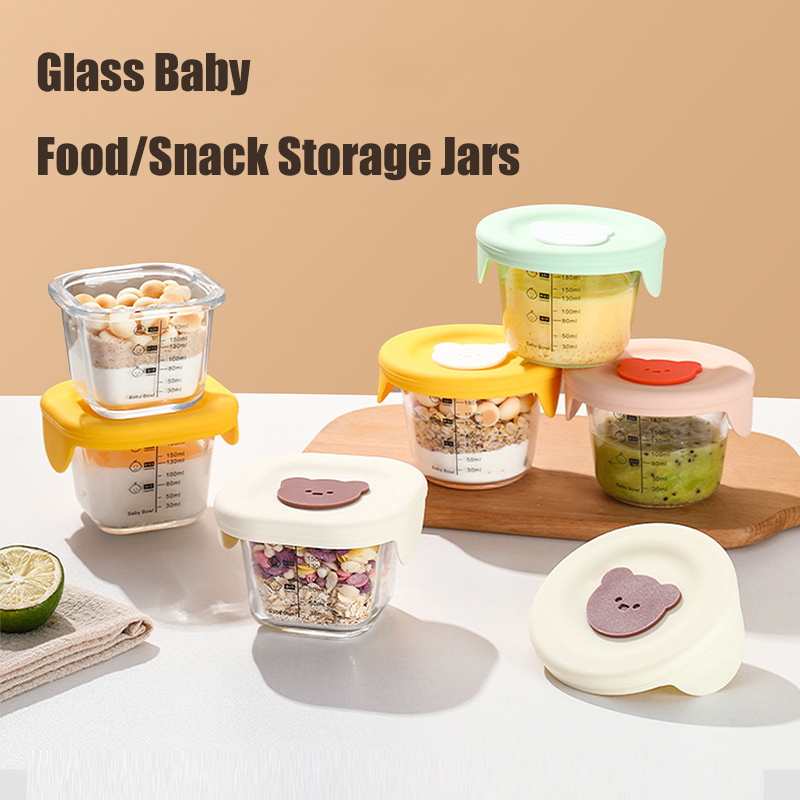 ふた付きベビーフード収納ジャー、幼児用の漏れ防止スナックピュ - Food Snacks For Toddlers のレビューと価格